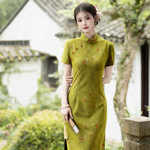 Chinese Cheongsam Qipao Chinese Dress Chipao女裙2026新款改良