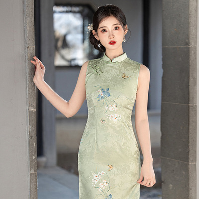 ladies chinese traditional dress cheongsam women's qipao旗袍