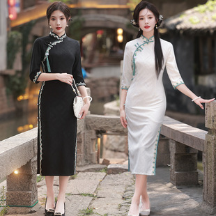 chinese traditional dress cheongsam women chipao qipao旗袍女