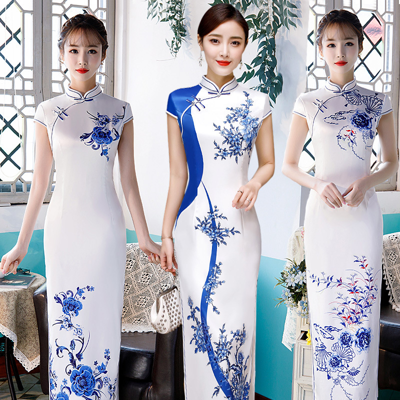 chinese traditional cheongsam dress chipao旗袍裙旗袍2025新款