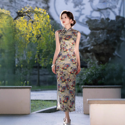旗袍女chinese traditional dress cheongsam women chipao qipao