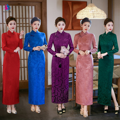 chinese traditional dress cheongsam women qipao旗袍plus size