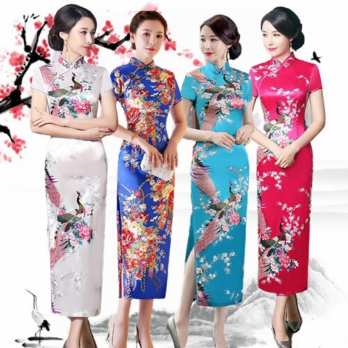 cheongsam chinese traditional dress qipao旗袍胖mm加大码旗袍