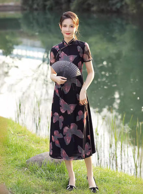 Chinese Traditional Dress Cheongsam Women Qipao旗袍Plus Size