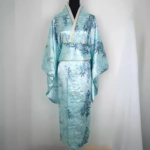 kimono dress night robe bath robe fashion dressing gown for