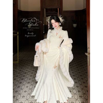 Womens Qipao旗袍 Cheongsam Elegant Chinese Traditional Dress