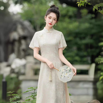 chinese traditional dress cheongsam women qipao旗袍plus size