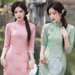 旗袍女chinese traditional dress cheongsam women chipao qipao