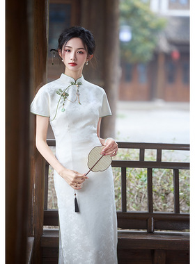 cheongsam chinese traditional qipao dress旗袍新中式旗袍新款