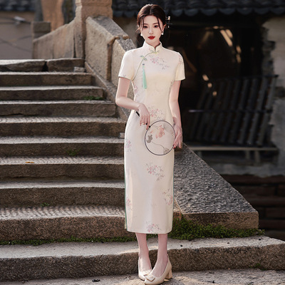 chinese traditional dress cheongsam women chipao qipao旗袍女