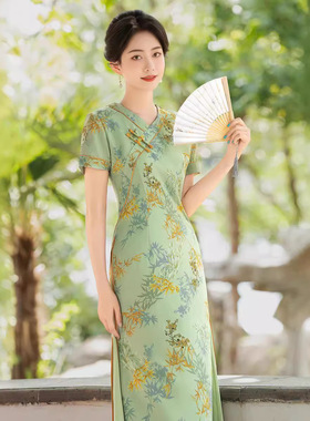 chinese traditional dress cheongsam women qipao旗袍plus size