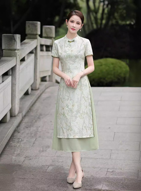chinese traditional dress cheongsam women qipao旗袍plus size