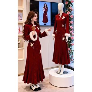 elegant women's chinese dress vintage cheongsam qipao chipao