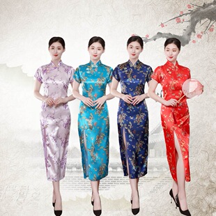 dress chinese chipao走秀表演旗袍 women qipao旗袍cheongsam