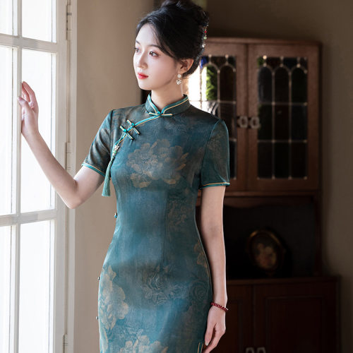 chinese traditional dress cheongsam女旗袍vintage women qipao