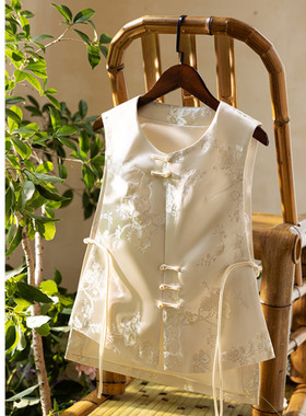 Cheongsam Chinese Vest Women Waistcoat中式旗袍马甲女新款2026