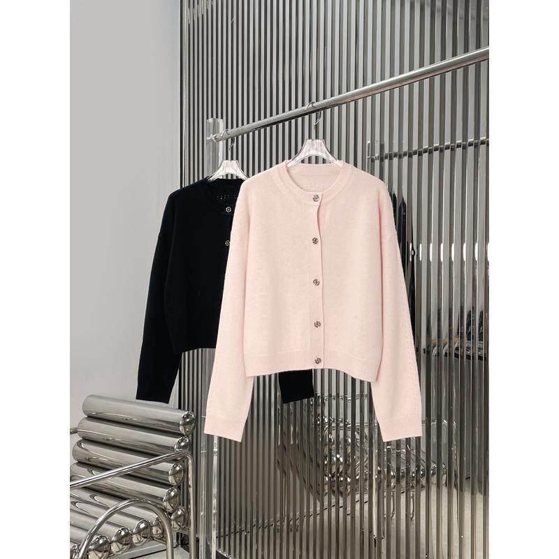 温柔风圆领单排扣长袖减龄百搭针织开衫,女装/女士精品,毛针织衫,淘宝优惠券,粉丝福利购,淘宝优惠卷