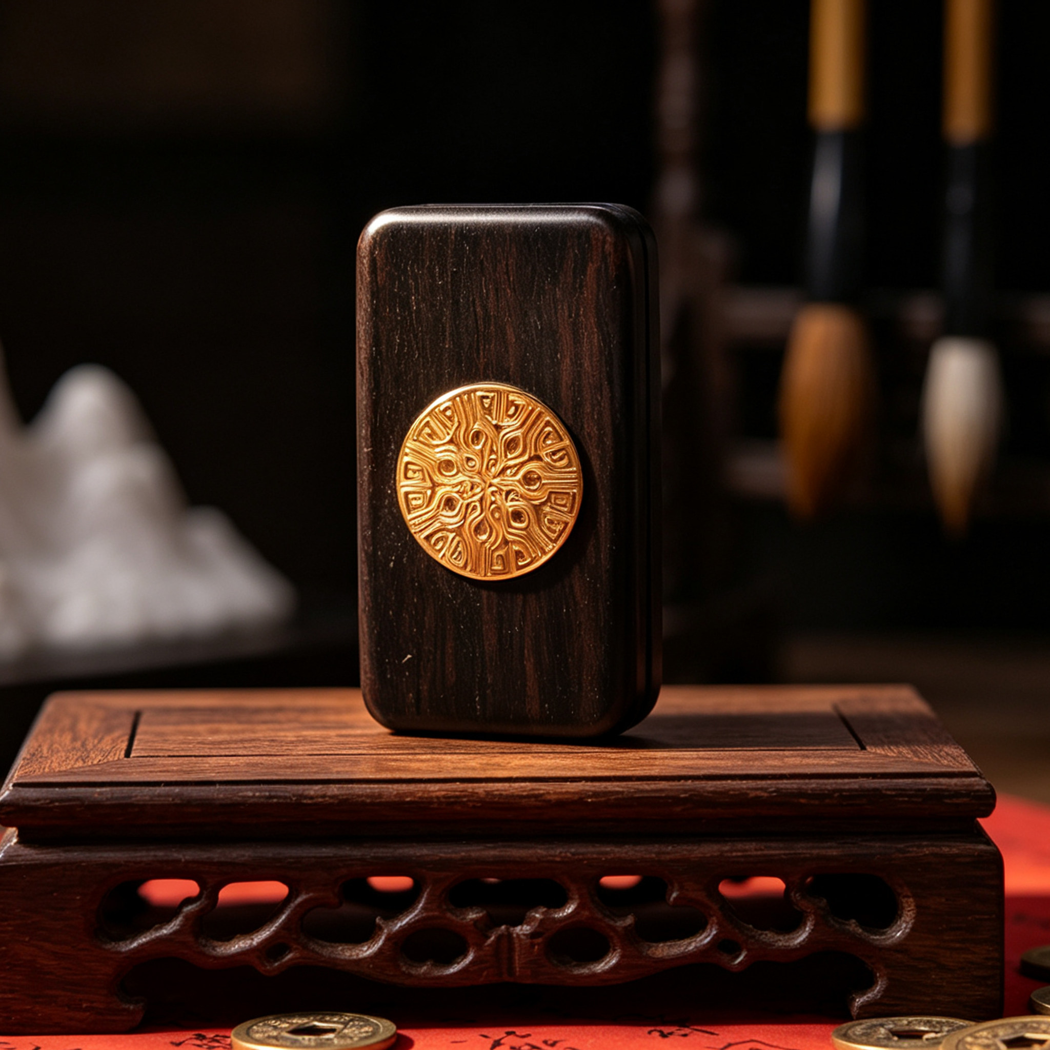镇纸推牌哈推高低音阶机械密集段落推牌EDC解压玩具指尖手把件