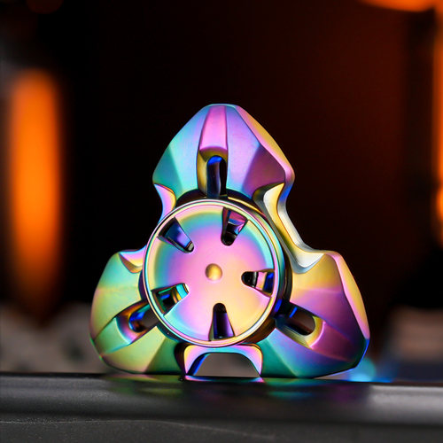 合金旋转指尖陀螺edc解压玩具送男孩礼物成人上班无聊减压神器