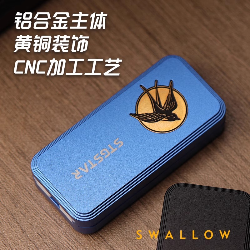 机械密集棘轮段落燕子叮叮推牌edc啪啪币手指尖陀螺无聊解压玩具