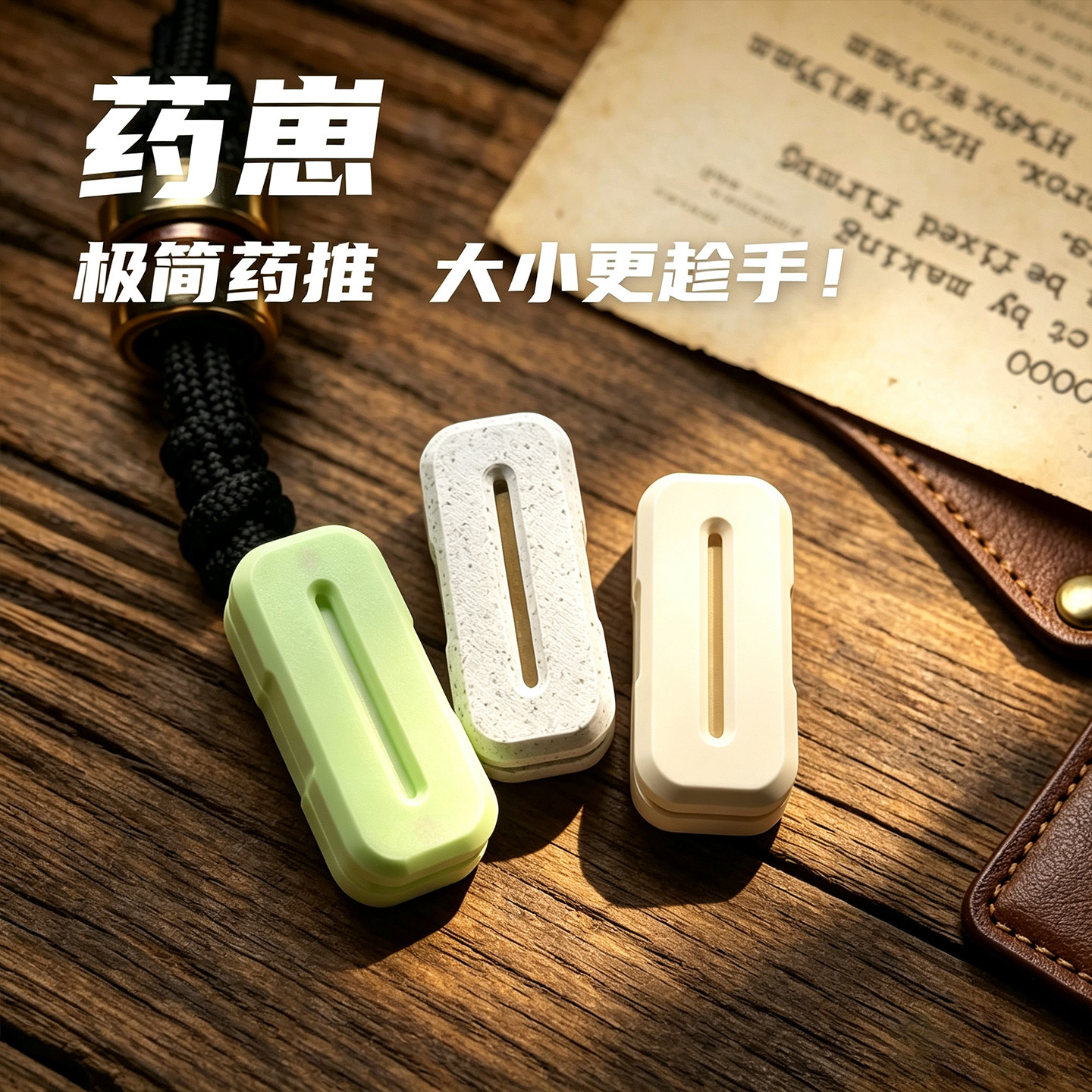 EDC解压玩具机械KEYI 药崽叮叮推牌药推高级黑科技啪啪币指尖把玩