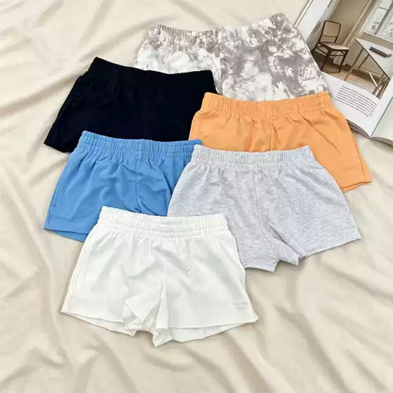 Ga 75 Cotton Multi-Color Sports Shorts, Elasticated Raw Edge Casual Pants, Dual-Purpose for Home and Outdoor Wear 0610