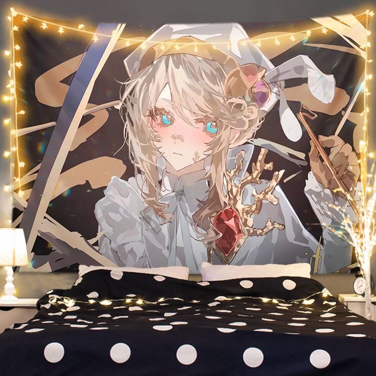 第五人格画家背景布动漫艾格瓦尔登学生房间装饰墙布出租屋挂毯