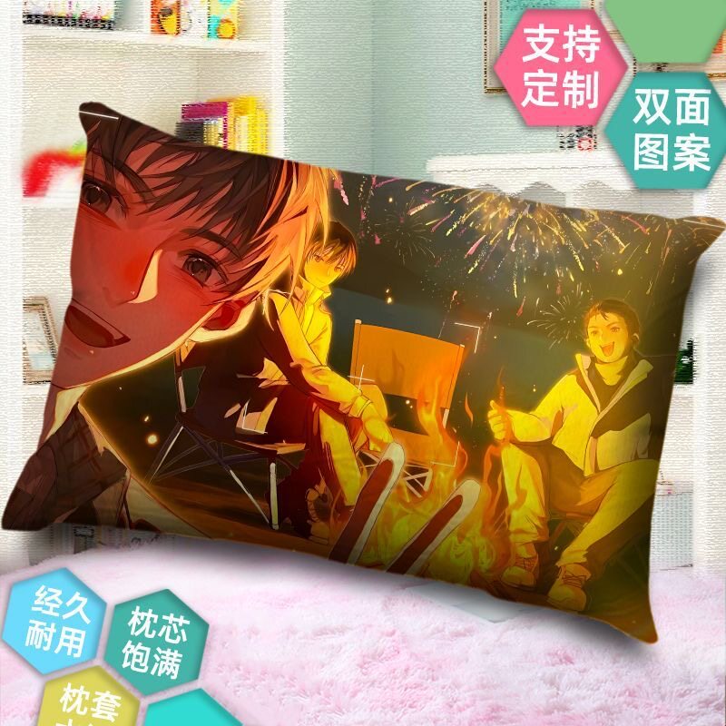 盗墓笔记嫩牛五方抱枕来图定制瓶邪长方形抱枕铁三角卧室家用靠枕