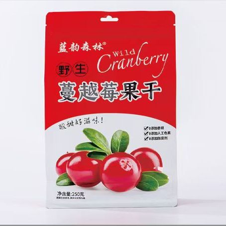 蓝韵森林蔓越莓果干250克包邮蔓越莓干