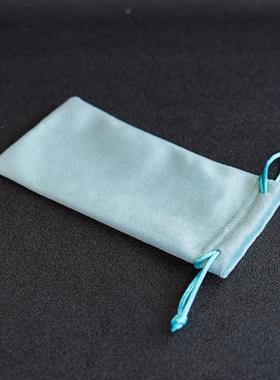 户外运动骑行眼镜便携式高档时尚太阳眼镜盒子绒布抽绳眼镜收纳袋