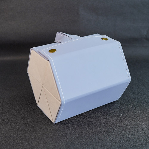 多联眼镜盒PU大容量手工皮质折叠收纳盒便携可挂式多副眼镜收纳盒