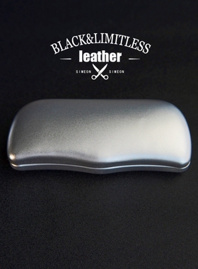 高级时尚银色光面磨砂铝合金太阳镜墨镜眼镜盒抗压超轻近视眼镜包