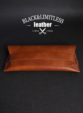 时尚高级眼镜盒皮质太阳镜眼镜盒眼镜袋PU眼镜盒眼镜袋软皮革镜盒