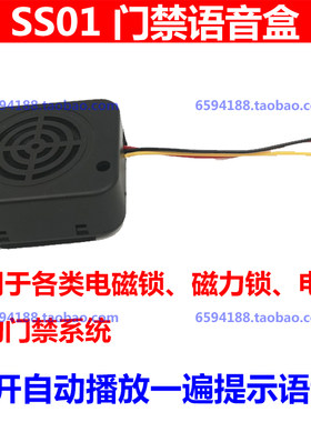 门禁电插锁磁力锁语音提示器