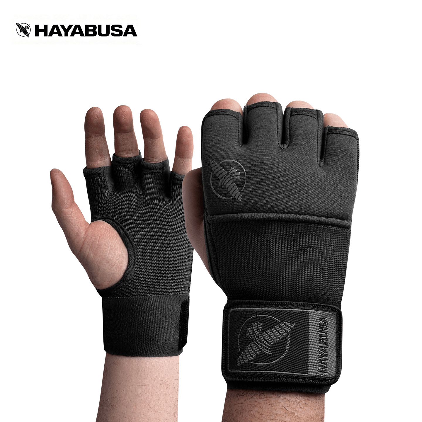 HAYABUSA 隼精英凝胶手缠带半指缠手绑带打沙袋散打护具护手绷带 - 实物图