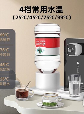 桌面即热式饮水机小型便携极速热触控面板定量出水温控YR-21L-O