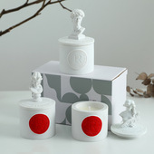 香薰蜡烛精油石膏香氛礼盒伴手礼卧室家用室内圣诞节礼物