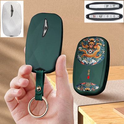 适用G80捷尼赛思G70汽车钥匙套Genesis包GV60保护壳80壳男70扣G90