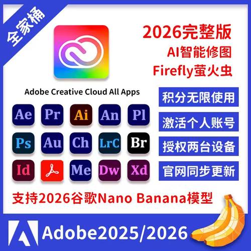 Adobe Creative Cloud全家桶2025mac正版全套Ps Ai激活订阅win/M4