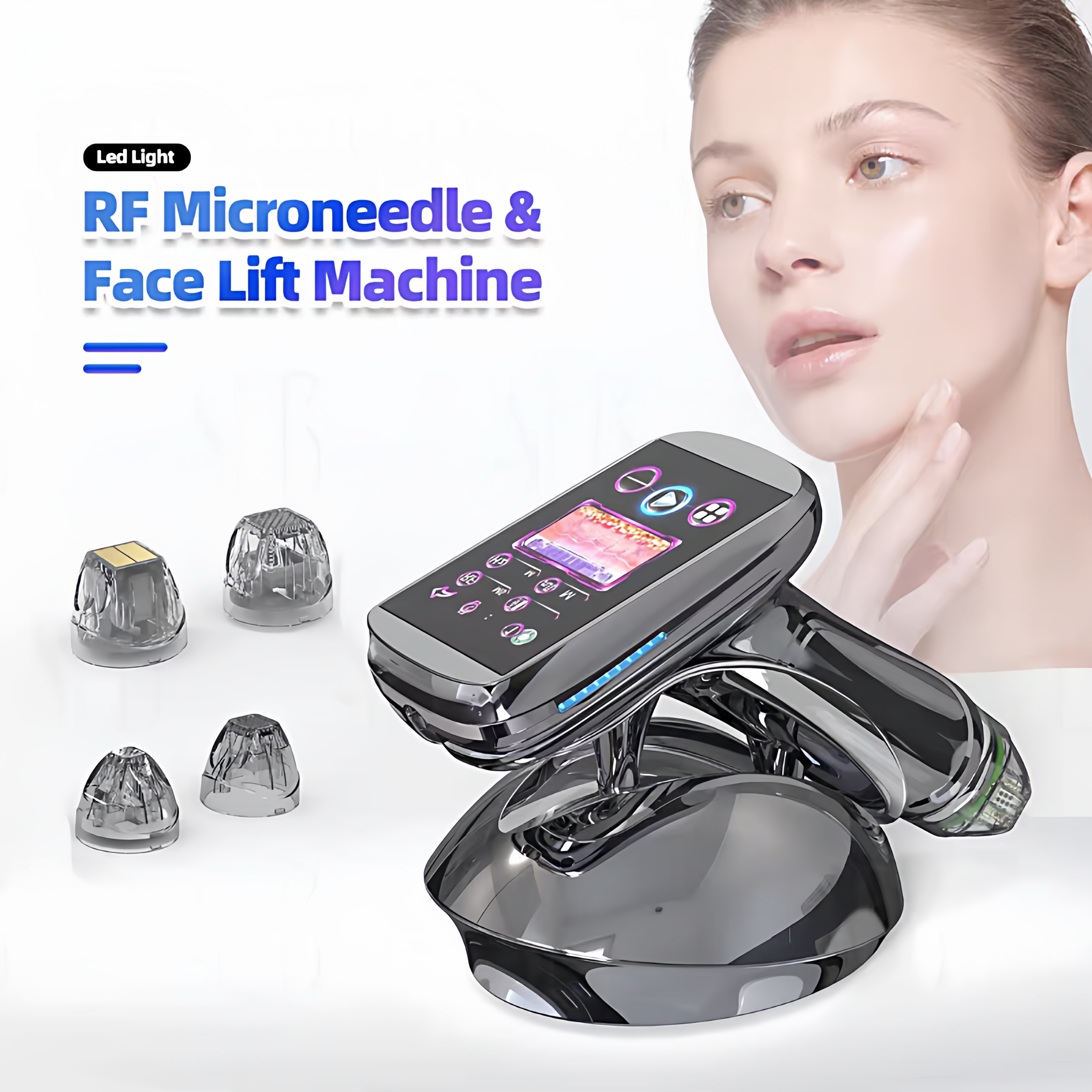 韩国绝缘黄金射频微针祛皱祛妊娠纹祛痘坑痘印导入仪美容院仪器