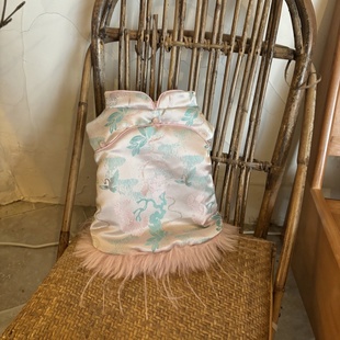 宠物衣服新年装唐装新中式雪纳瑞比熊泰迪法斗小型犬狗狗衣服过年