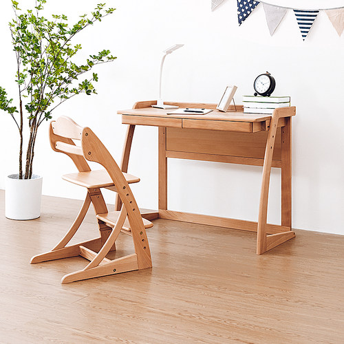 肥象实木儿童桌椅套装可调节家用