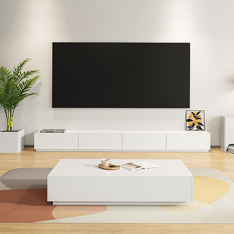 全实木电视柜极窄客厅家用奶油风电视机柜实木落地式长方形小户型