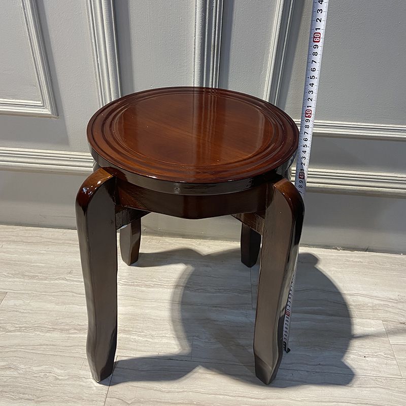 实木 凳子 板凳 现代简约 餐厅家用 餐桌吃饭 圆凳 中式叠放 椅子