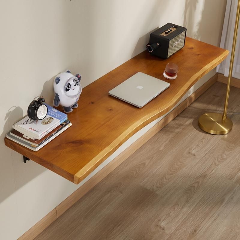 实木 折叠桌 餐桌 壁挂式 书桌 不规则边 靠墙桌 简约电脑桌 原木