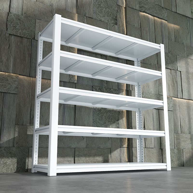 钢制 家用落地书架 多层文具收纳架 客厅靠墙 铁艺储物架