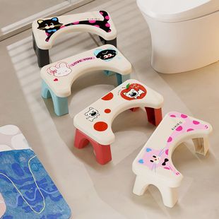 厕所踩踩凳卫生间儿童马桶凳家用防滑加高拉粑粑助排便踩脚小凳子