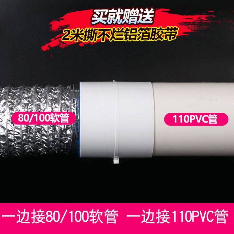 卫生间止逆阀110管道止回阀75pvc排气扇厕所换气扇浴霸排风逆止阀