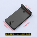 带头 平滑扣皮带头3.3cm打孔钉扣腰带扣头合金上螺丝裤 男士 内穿式