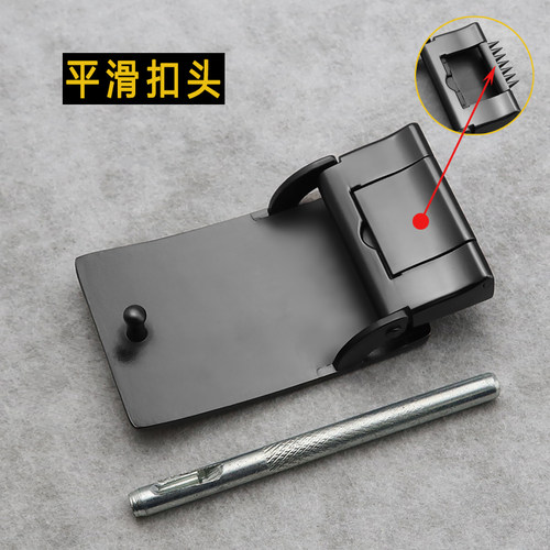 打孔腰带扣合金皮带头3.4平滑扣